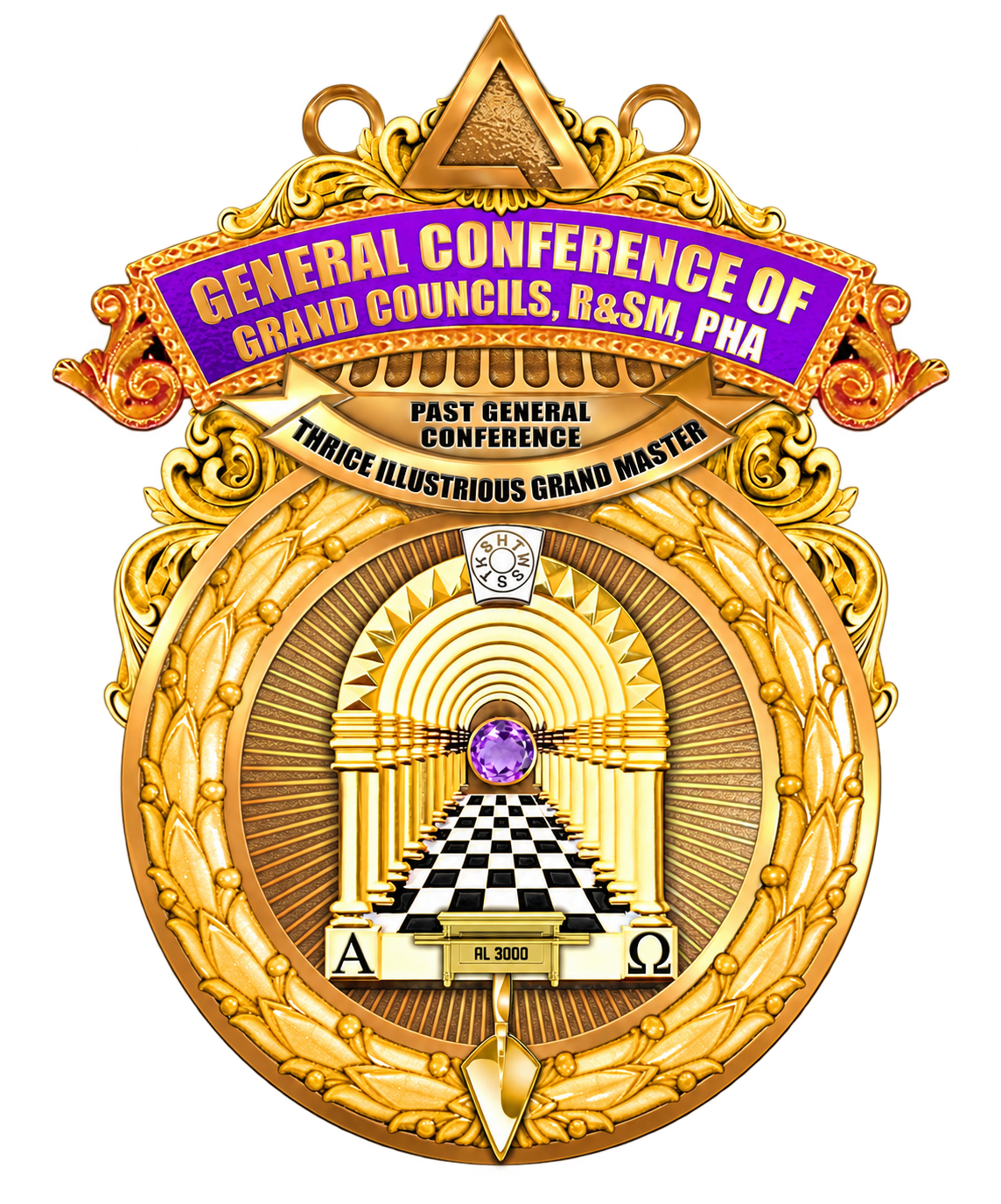 General Conference Past Thrice Illustrious Grand Master jewel